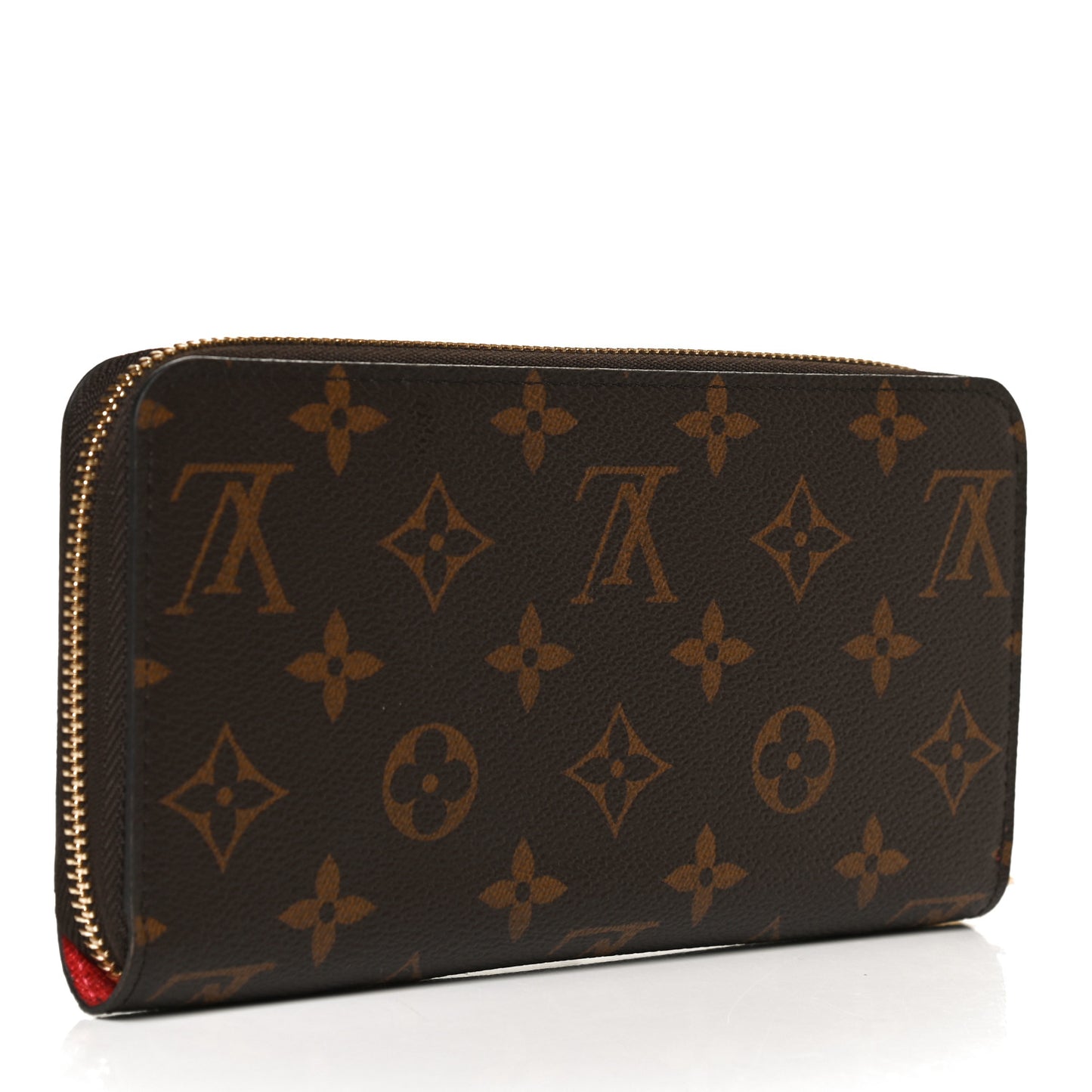 Monogram Zippy Wallet Coquelicot