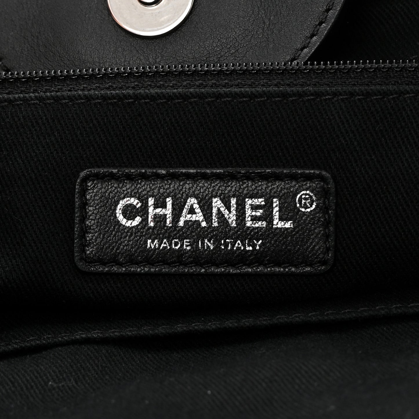 Shearling Large Deauville Tote Black