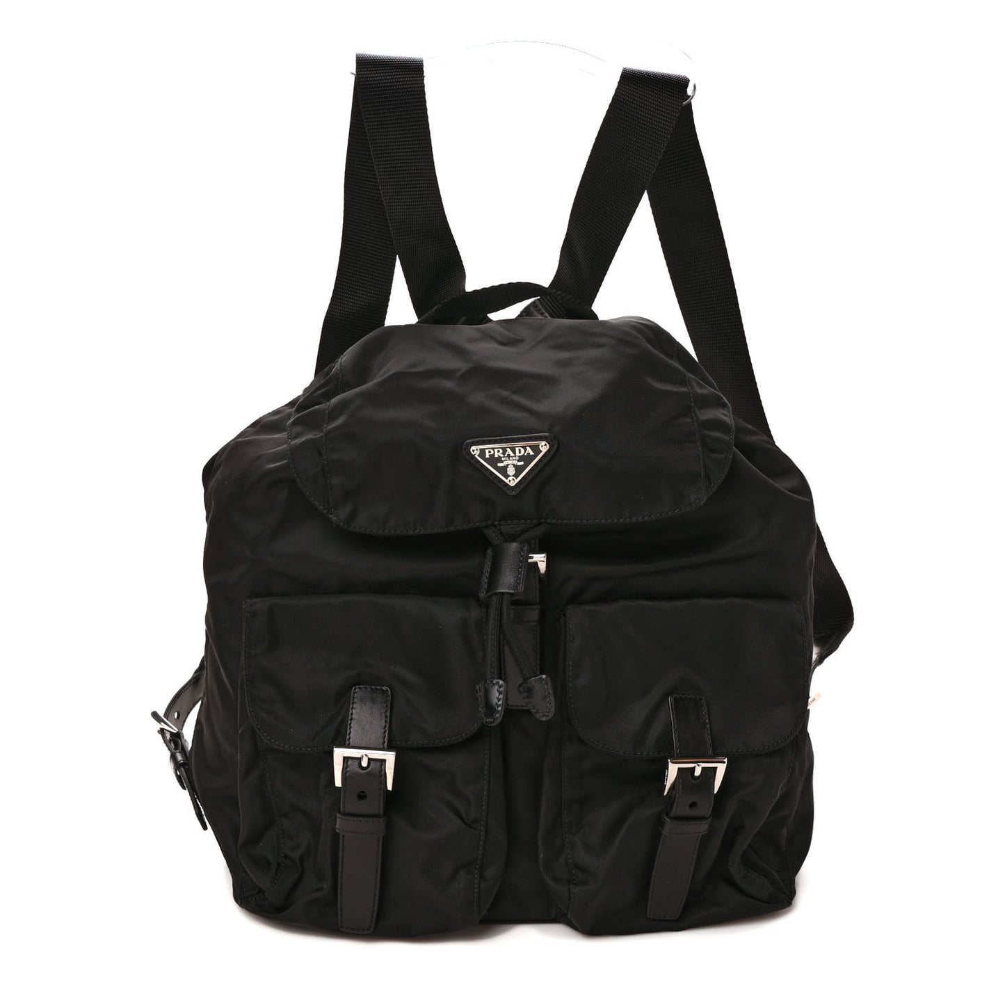 Nylon Vela Large Backpack Black