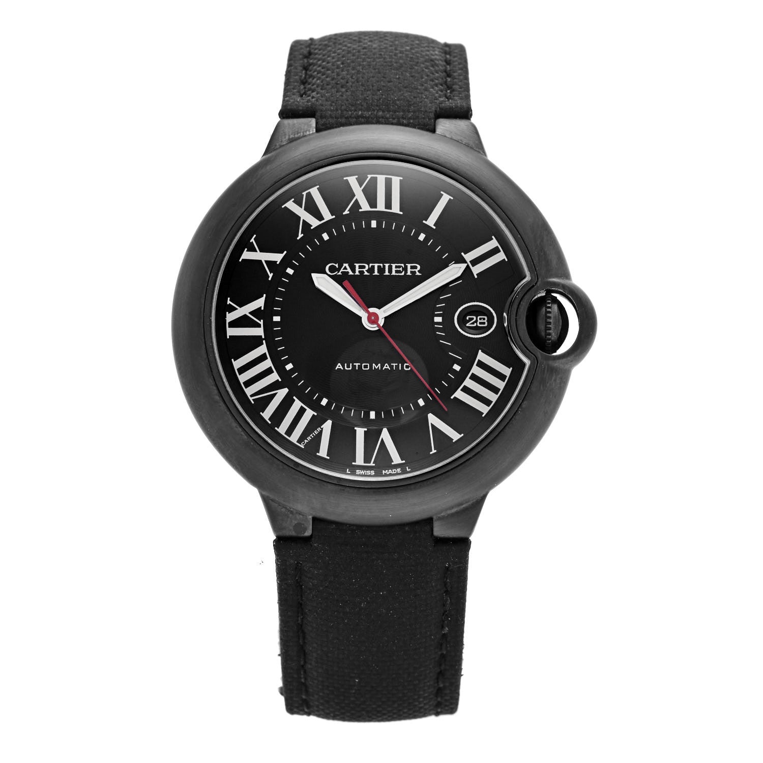 Cartier PVD Stainless Steel 42mm Ballon Bleu De Cartier Automatic Watch Black 1 of 5