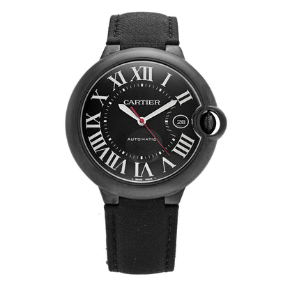 Cartier PVD Stainless Steel 42mm Ballon Bleu De Cartier Automatic Watch Black 1 of 5