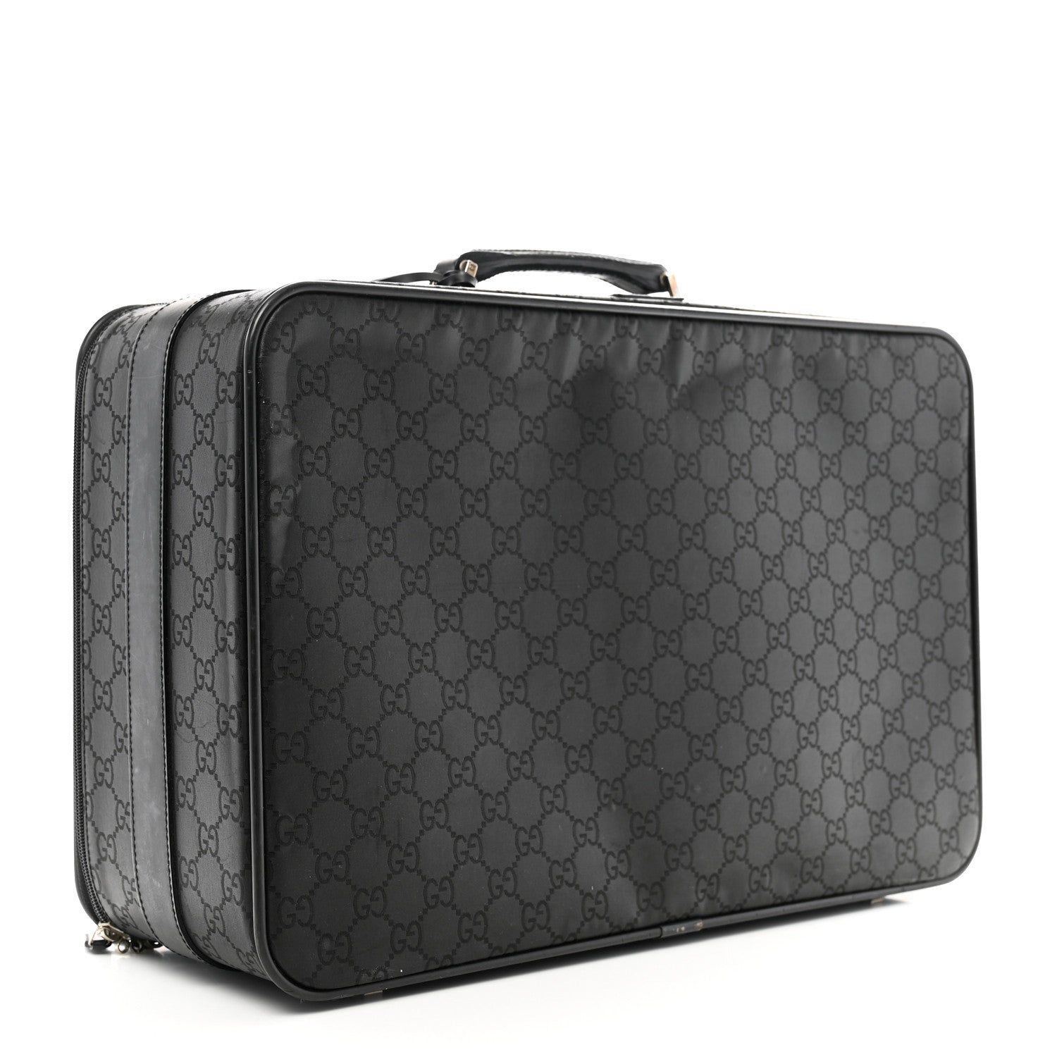 Gucci Nylon Monogram Suitcase Black 2 of 14