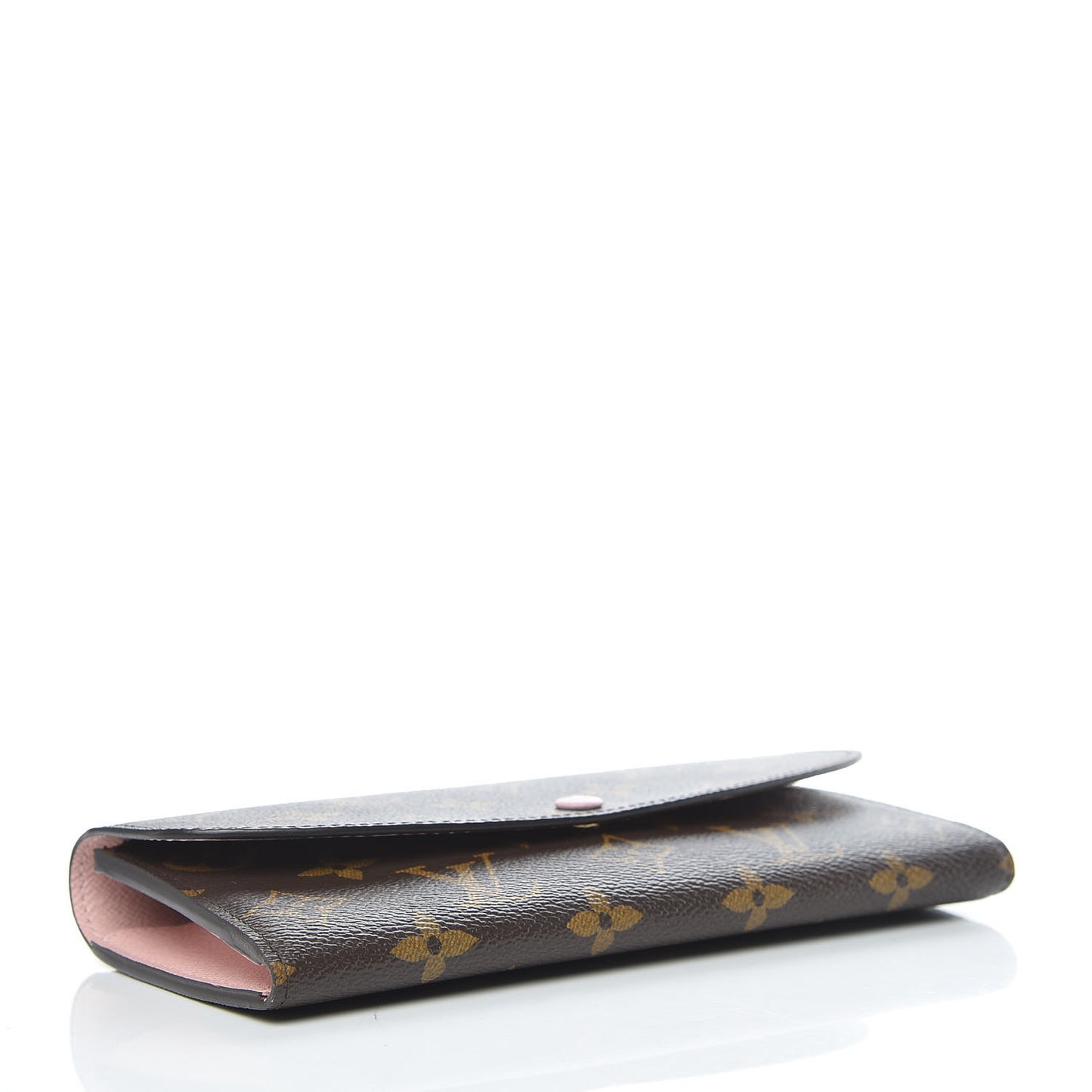 Monogram Emilie Wallet Rose Ballerine
