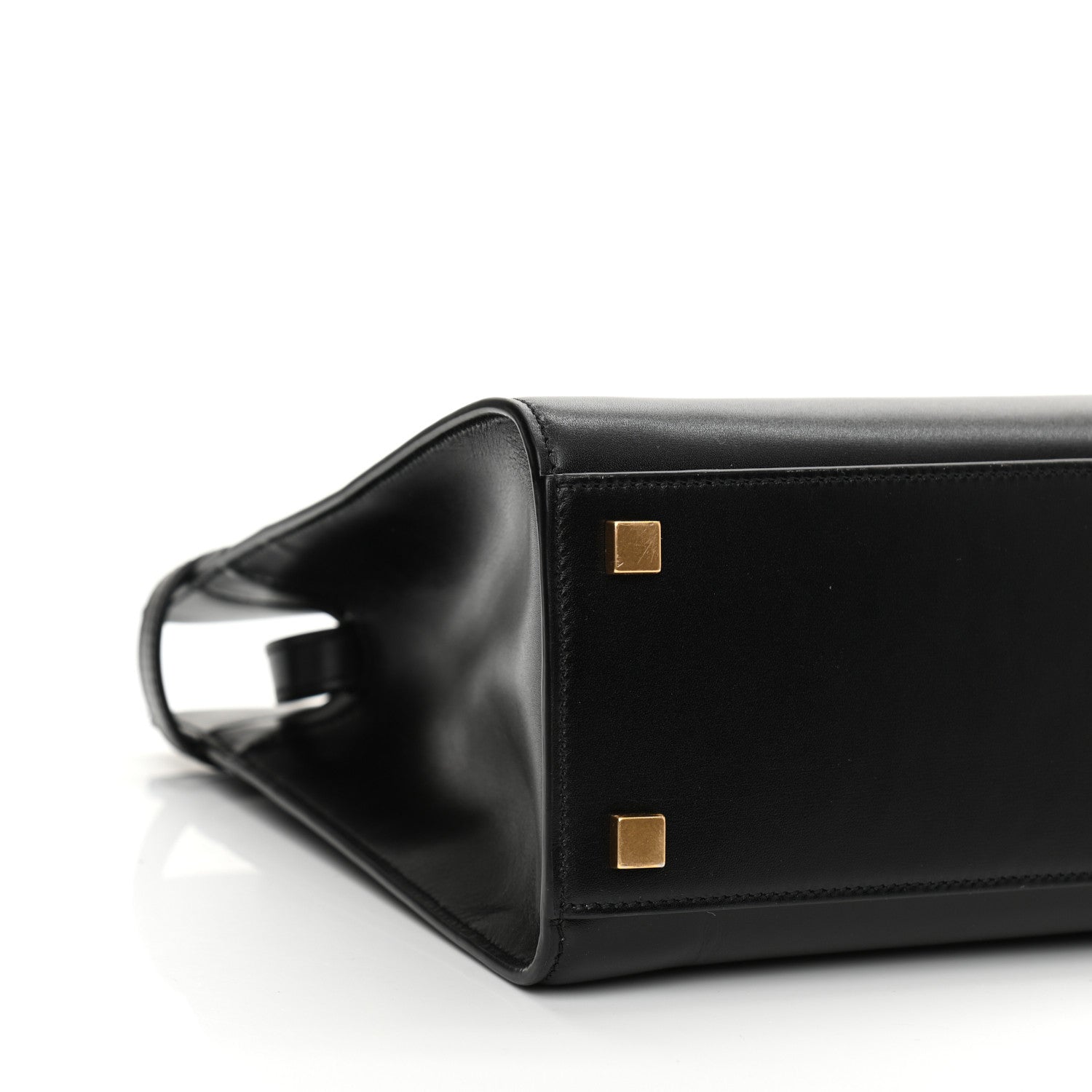 Saint Laurent Calfskin Small Manhattan Shopper Tote Black 8 of 10