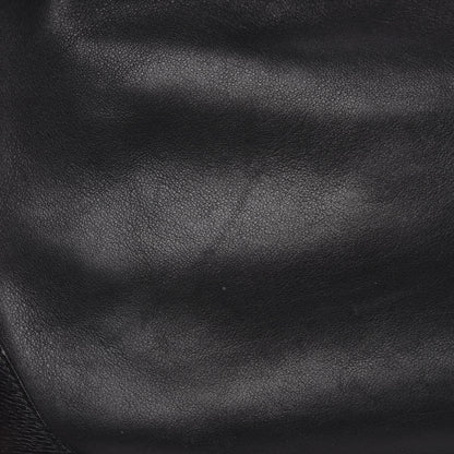 Gucci Calfskin Bamboo Top Handle Bag Black 11 of 12