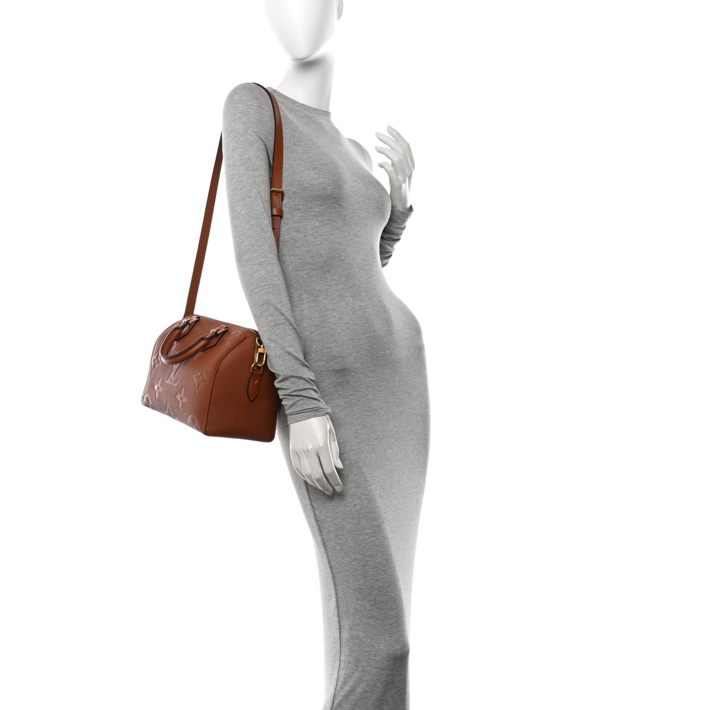 Empreinte Monogram Giant Speedy Bandouliere 25 Cognac