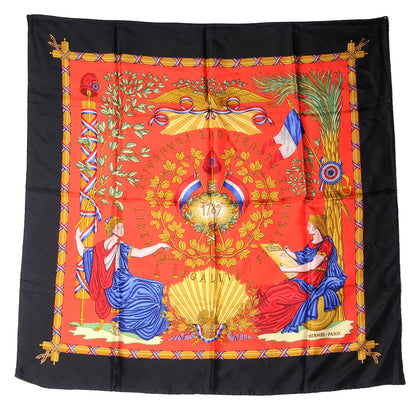 Hermes Silk Liberte Egalite Fraternite Scarf 90 2 of 3
