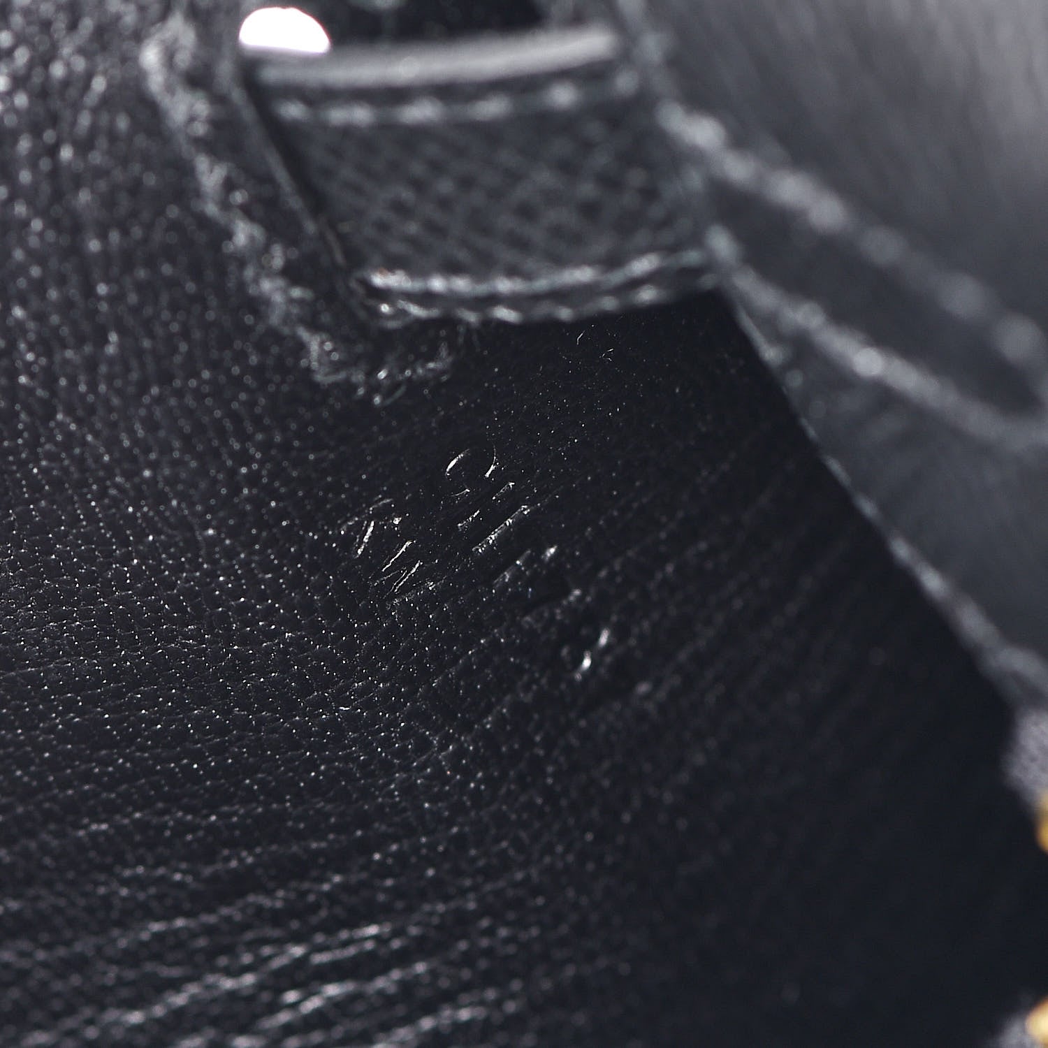 Hermes Epsom Kelly Sellier 25 Black 23 of 41