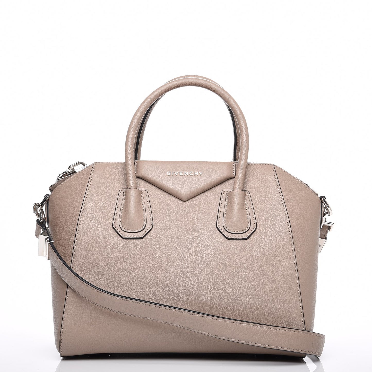 Sugar Goatskin Small Antigona Mastic