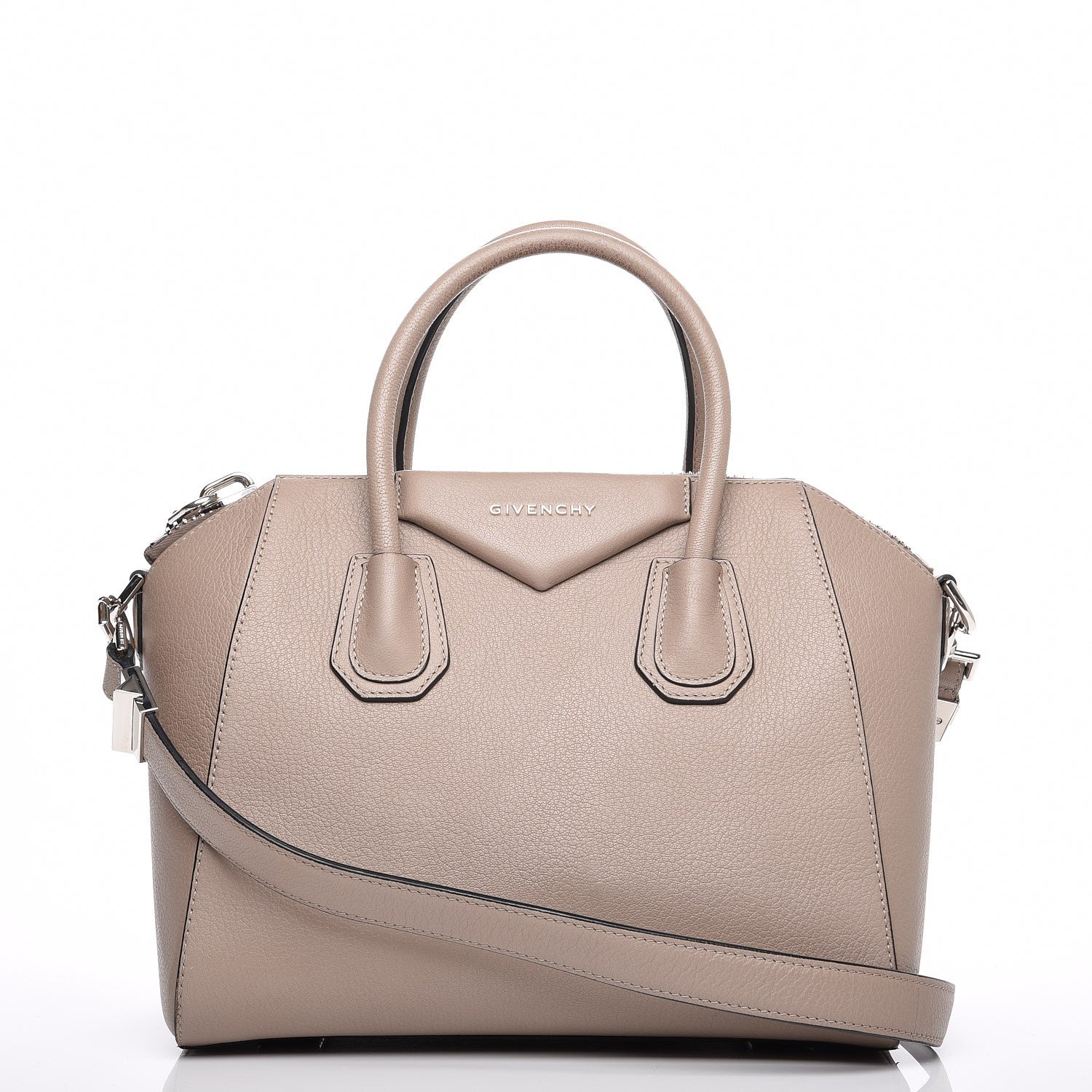 Givenchy Sugar Goatskin Small Antigona Mastic 1 of 9