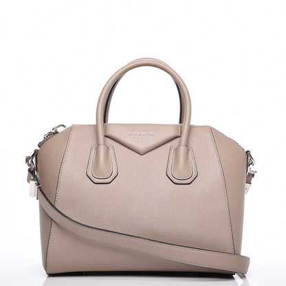 Givenchy Sugar Goatskin Small Antigona Mastic 1 of 9
