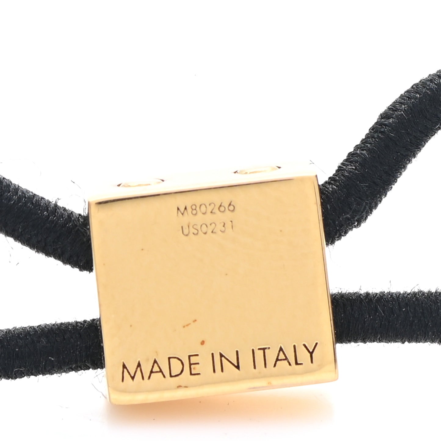 Planete LV Nanogram Chouchou Hair Tie Gold Silver