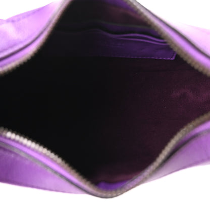 Gucci Goatskin Small Aphrodite Shoulder Bag Shine Purple 5 of 10
