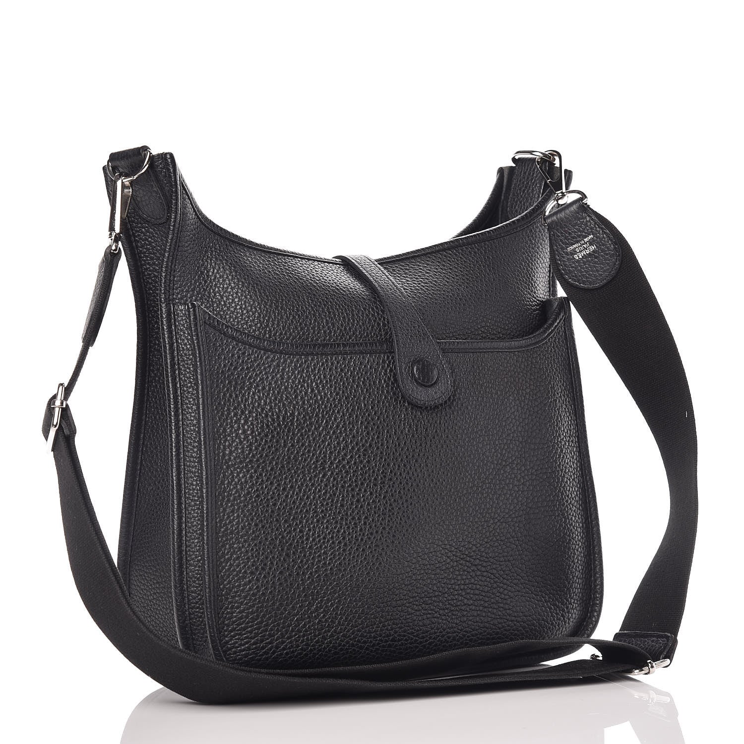 Hermes Taurillon Clemence Evelyne III PM Black 4 of 14
