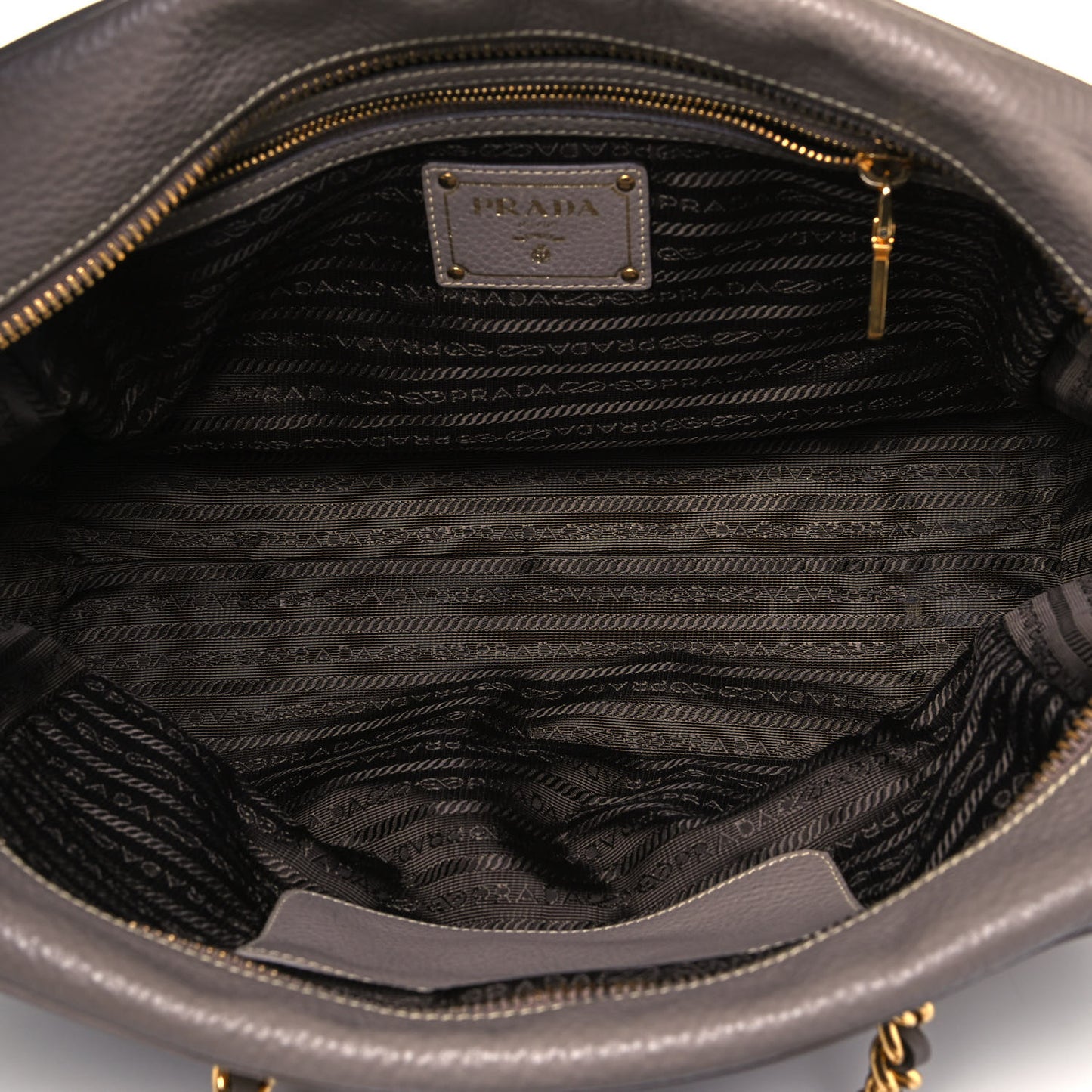 Vitello Daino Chain Satchel Argilla