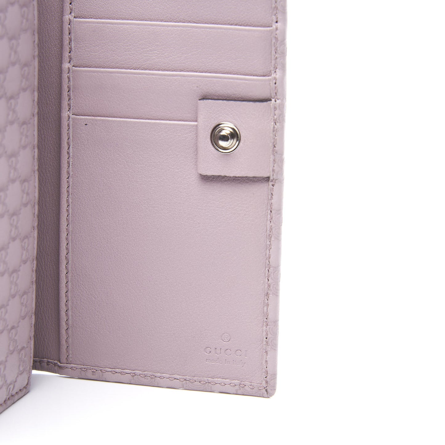 Microguccissima Flap Wallet Mauve