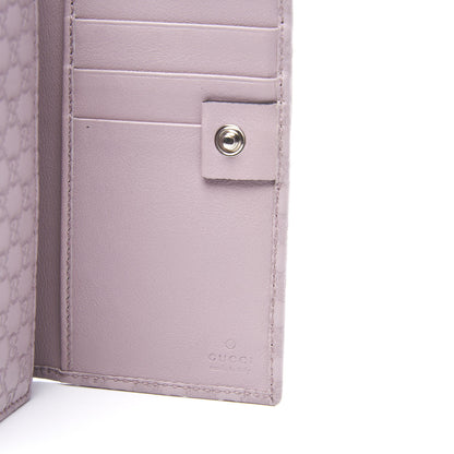 Gucci Microguccissima Flap Wallet Mauve 8 of 9