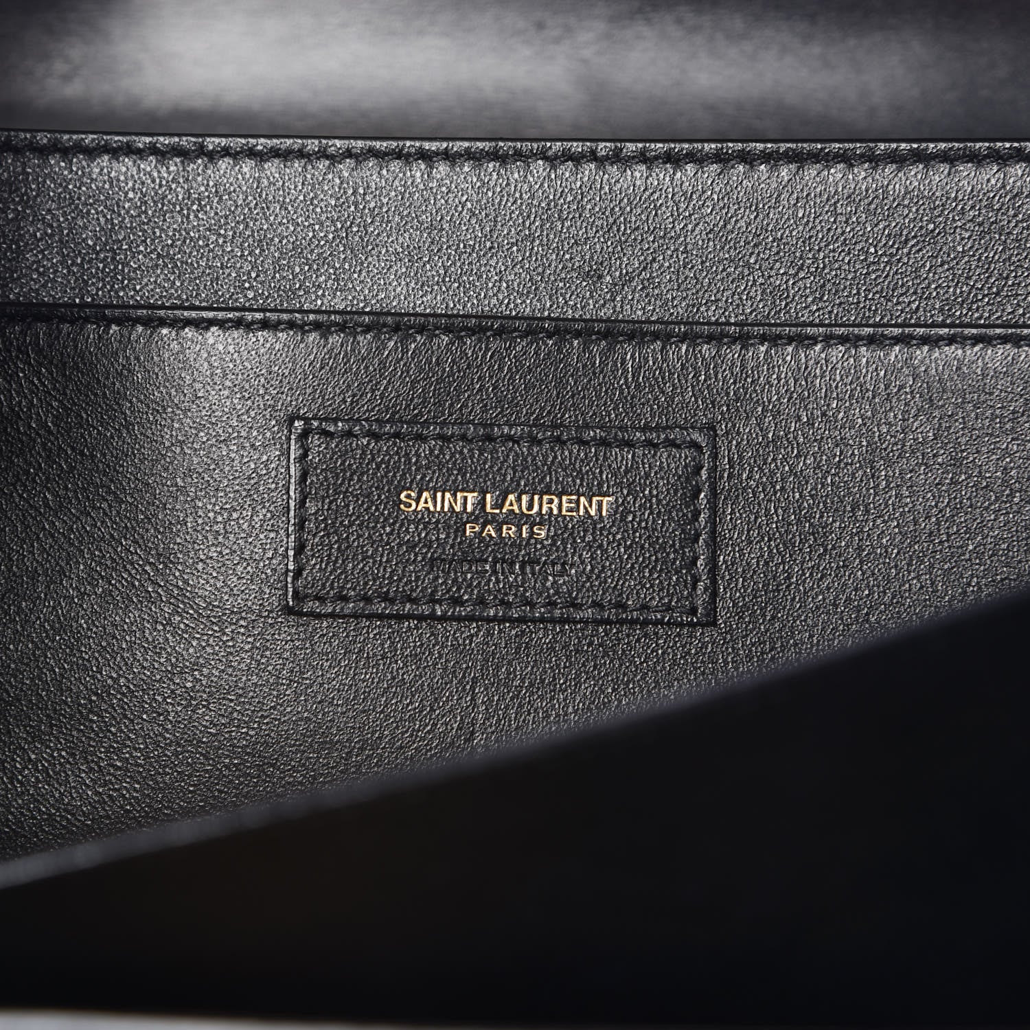 Saint Laurent Smooth Calfskin Medium Domino Shoulder Bag Black 6 of 9