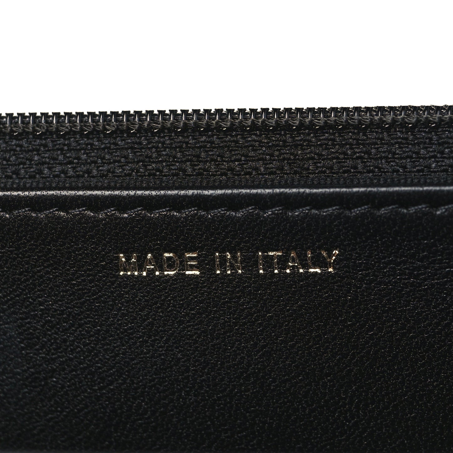 Lambskin Quilted Trendy CC Wallet On Chain WOC Black