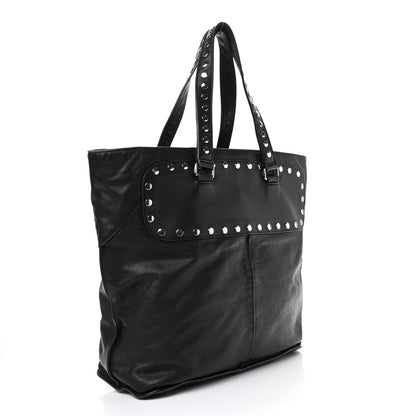 Celine Goatskin Studded Tote Black 3 of 11