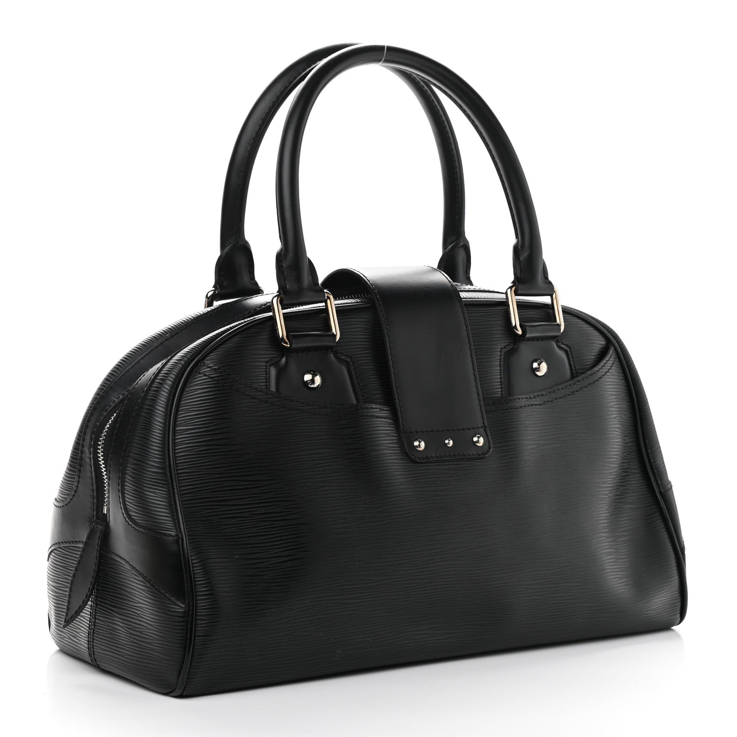 Louis Vuitton Epi Bowling Montaigne GM Black 3 of 10
