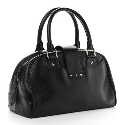 Louis Vuitton Epi Bowling Montaigne GM Black 3 of 10