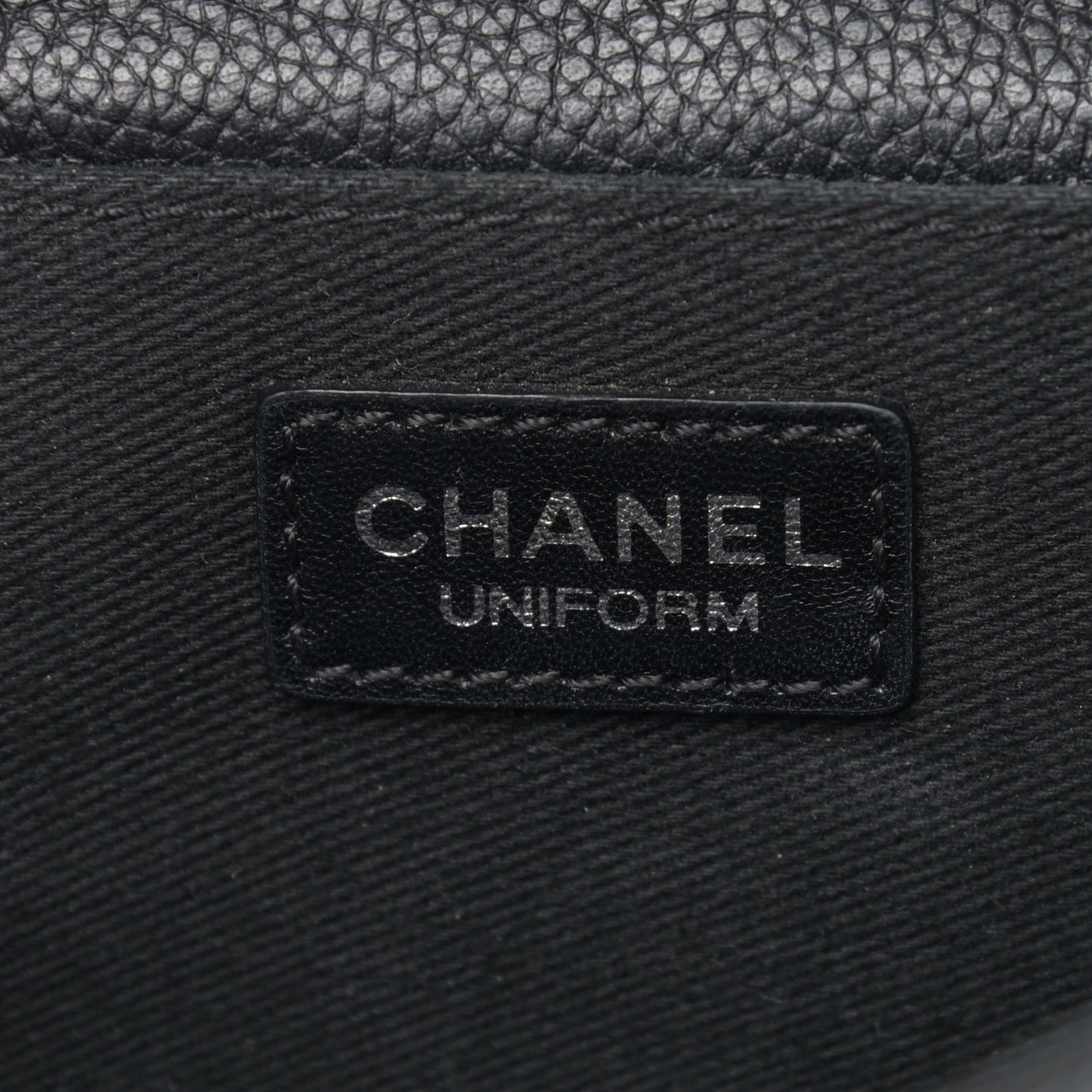 Grained Calfskin Quilted 2.55 Reissue Flap Belt Bag Clutch Black