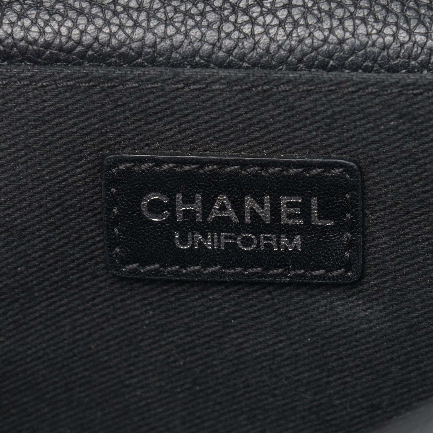 Chanel Grained Calfskin Quilted 2.55 Reissue Flap Belt Bag Clutch Black 6 of 12