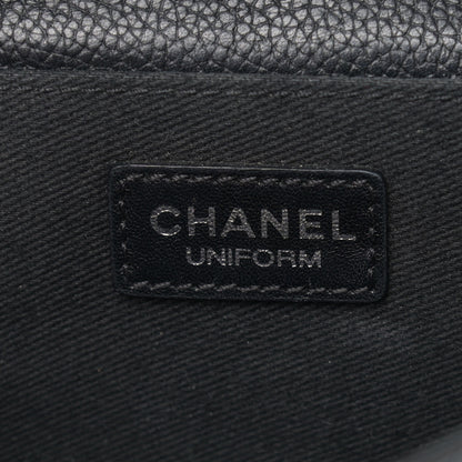Chanel Grained Calfskin Quilted 2.55 Reissue Flap Belt Bag Clutch Black 6 of 12