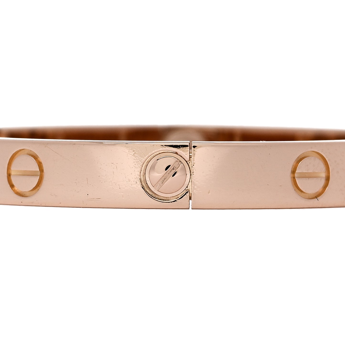 18K Pink Gold 4 Diamond LOVE Bracelet 16