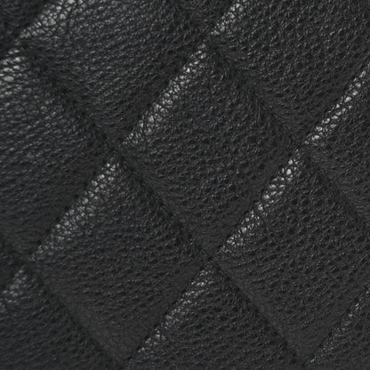 Chanel Calfskin Quilted Large Boy Gusset Flap Wallet Black 11 of 12