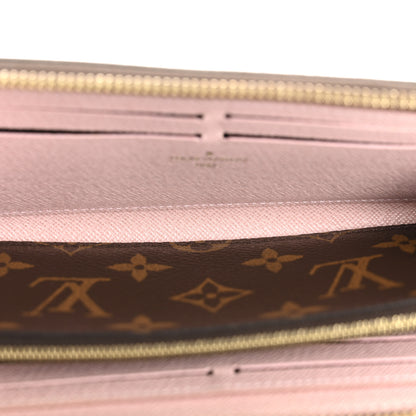 Louis Vuitton Monogram Clemence Wallet Rose Ballerine 5 of 13