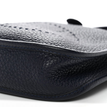 Hermes Taurillon Clemence Evelyne TPM Bleu Nuit 10 of 11