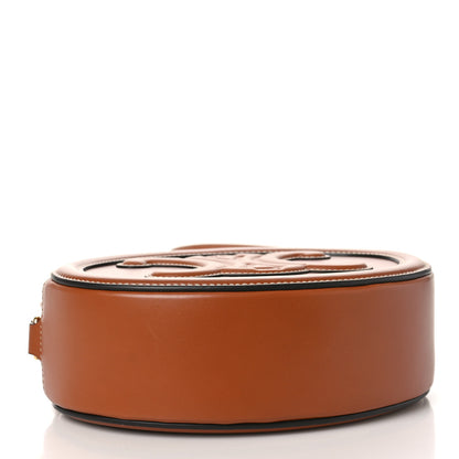 Celine Smooth Calfskin Cuir Triomphe Oval Bag Tan 4 of 8