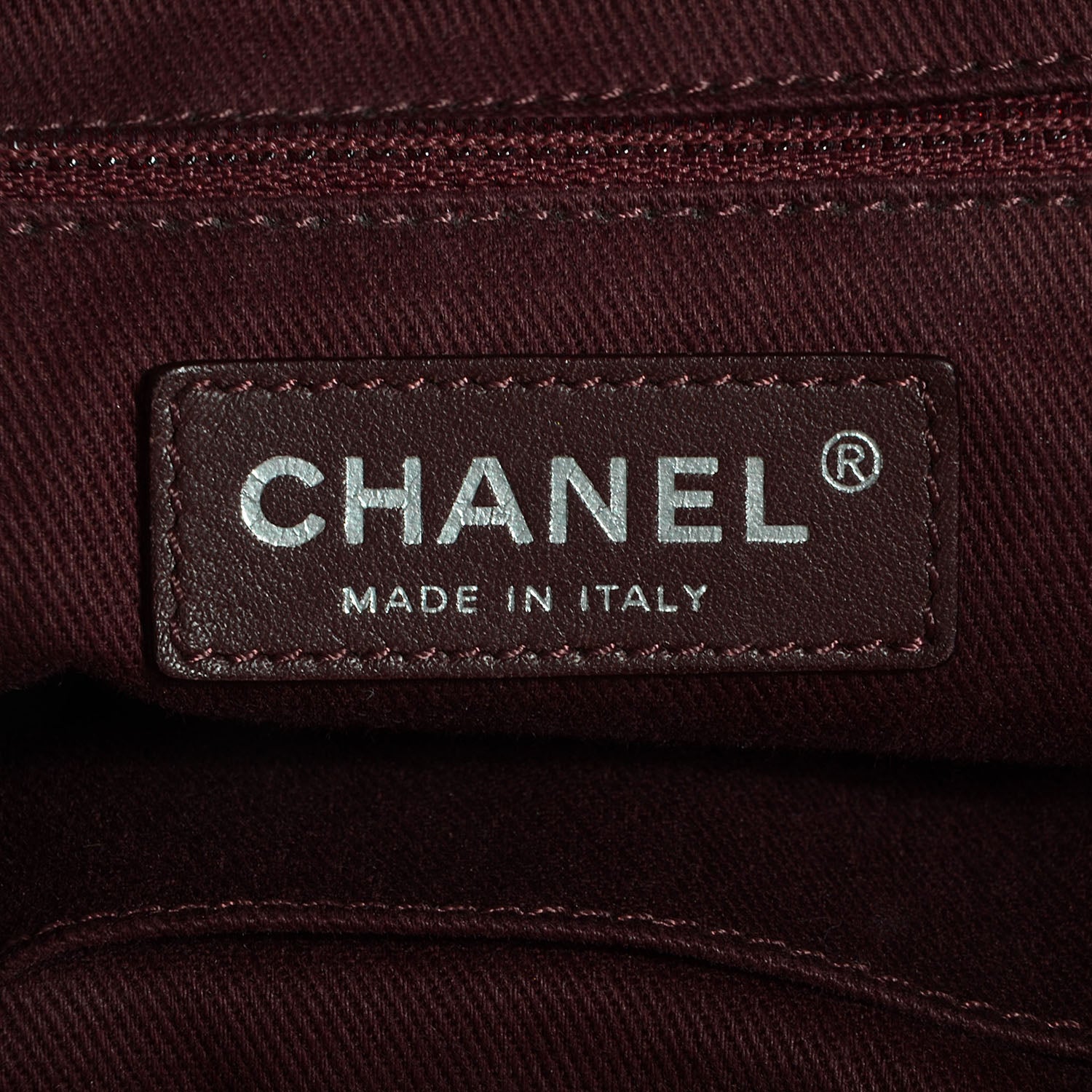 Chanel Iridescent Calfskin Large In The Mix Tote Light Brown 6 of 7