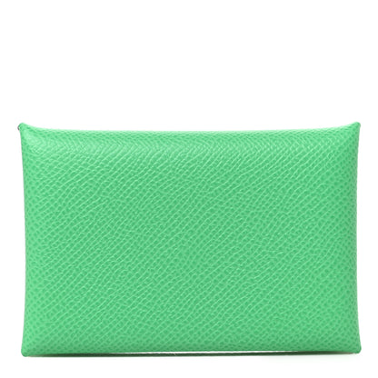 Hermes Epsom Calvi Card Case Vert Comics Vert Fizz 1 of 6