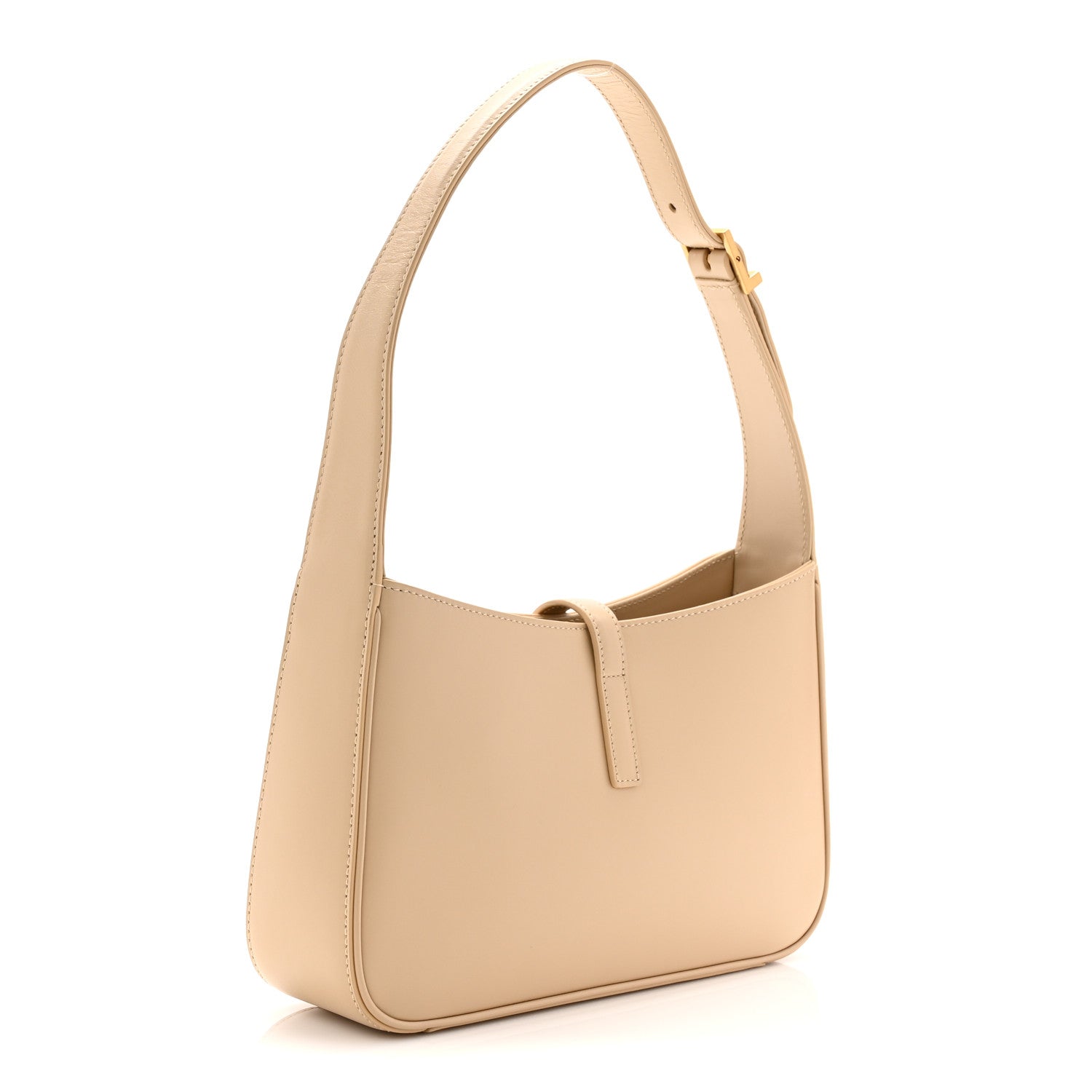 Saint Laurent Smooth Calfskin Le 5 A 7 Hobo Dark Beige 3 of 10