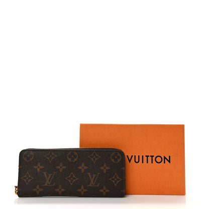 Louis Vuitton Monogram Clemence Wallet Fuchsia 7 of 7