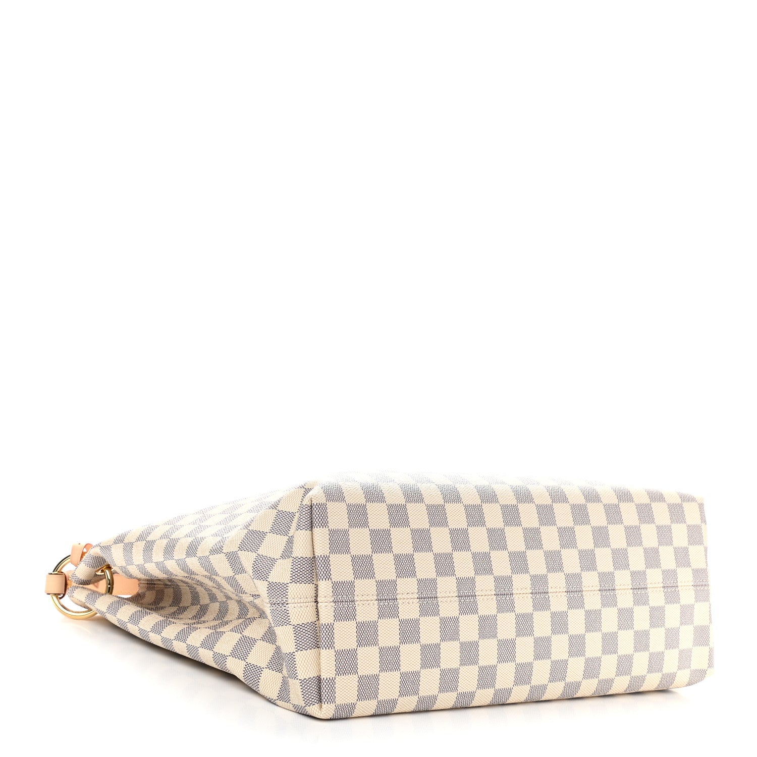Louis Vuitton Damier Azur Graceful MM Rose Ballerine 4 of 10
