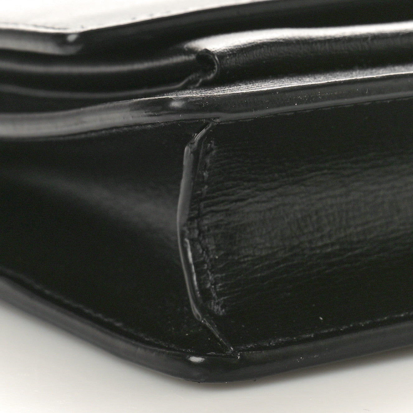 Saint Laurent Calfskin Monogram Sunset Chain Wallet Black 8 of 11