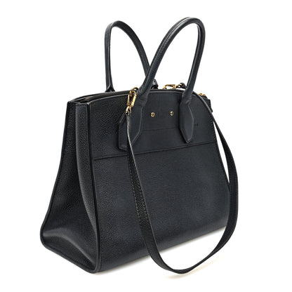 Louis Vuitton Taurillon City Steamer PM Black 3 of 11