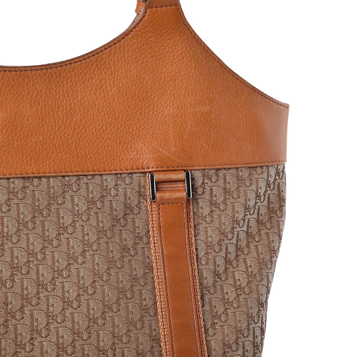 Christian Dior Monogram Tote Tan 19 of 23