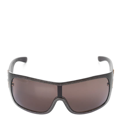 Prada Acetate Shield Sunglasses SPR05H Brown 4 of 6