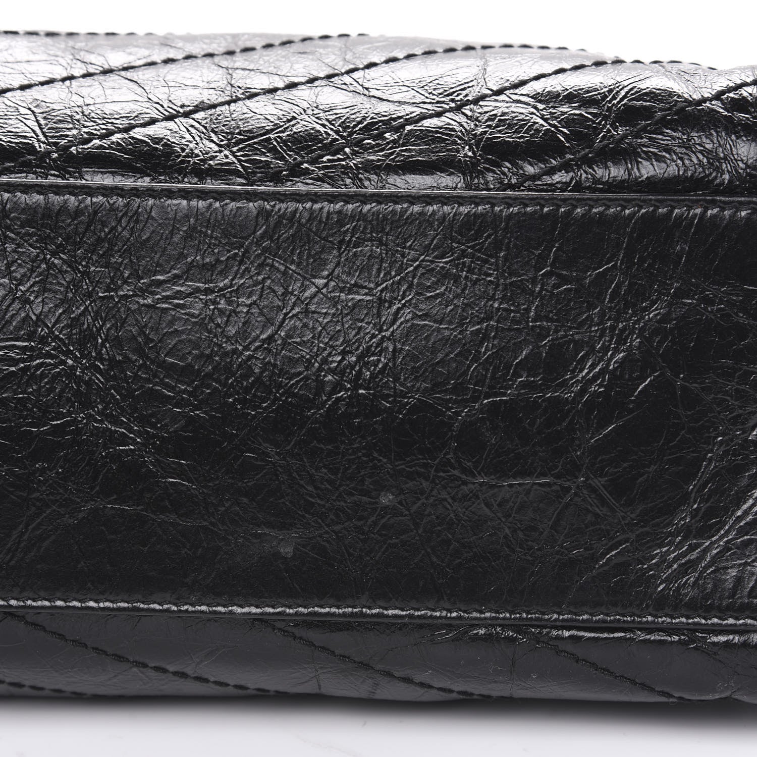 Saint Laurent Crinkled Calfskin Matelasse Monogram Niki Shoulder Bag Black 9 of 12
