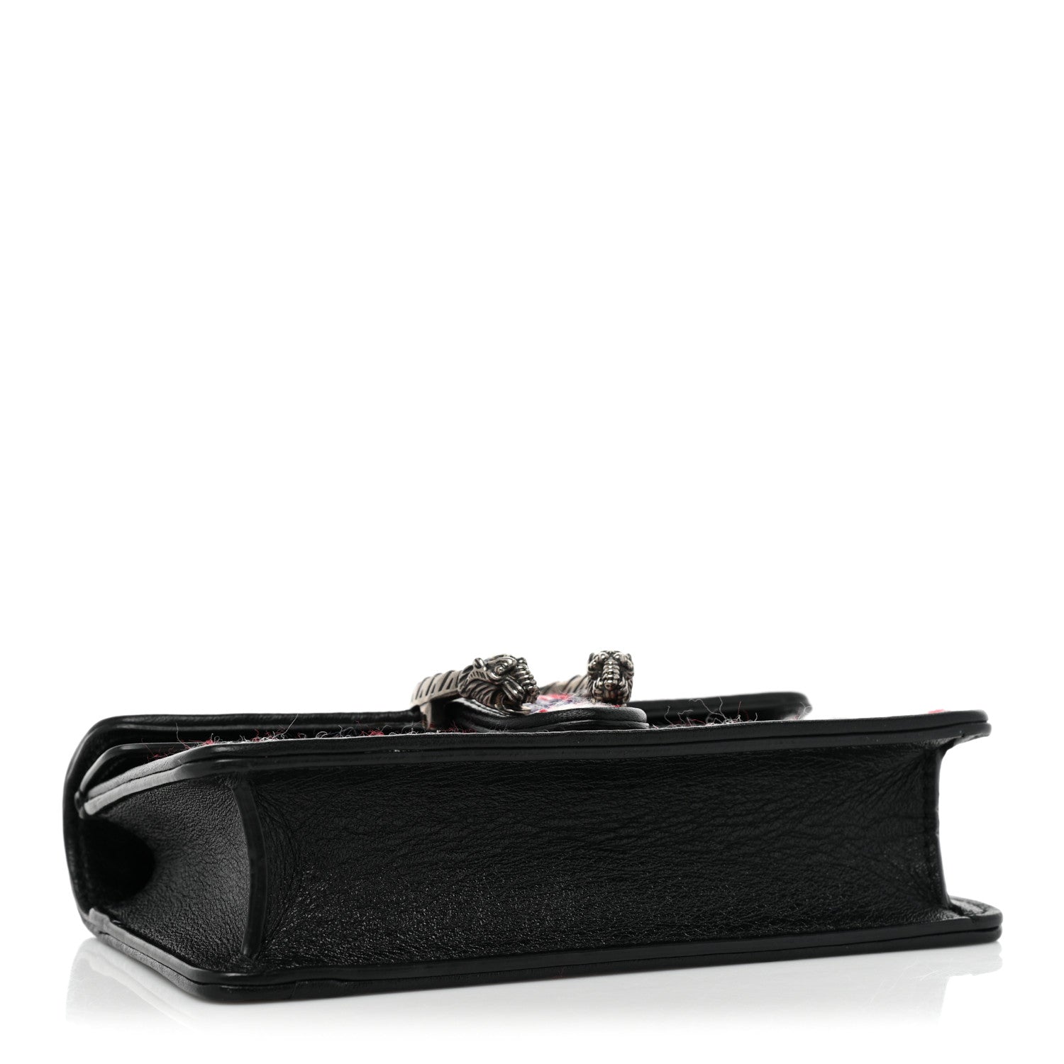 Gucci Vintage Tweed Check Super Mini Dionysus Shoulder Bag White Hibiscus Red Marine 4 of 12