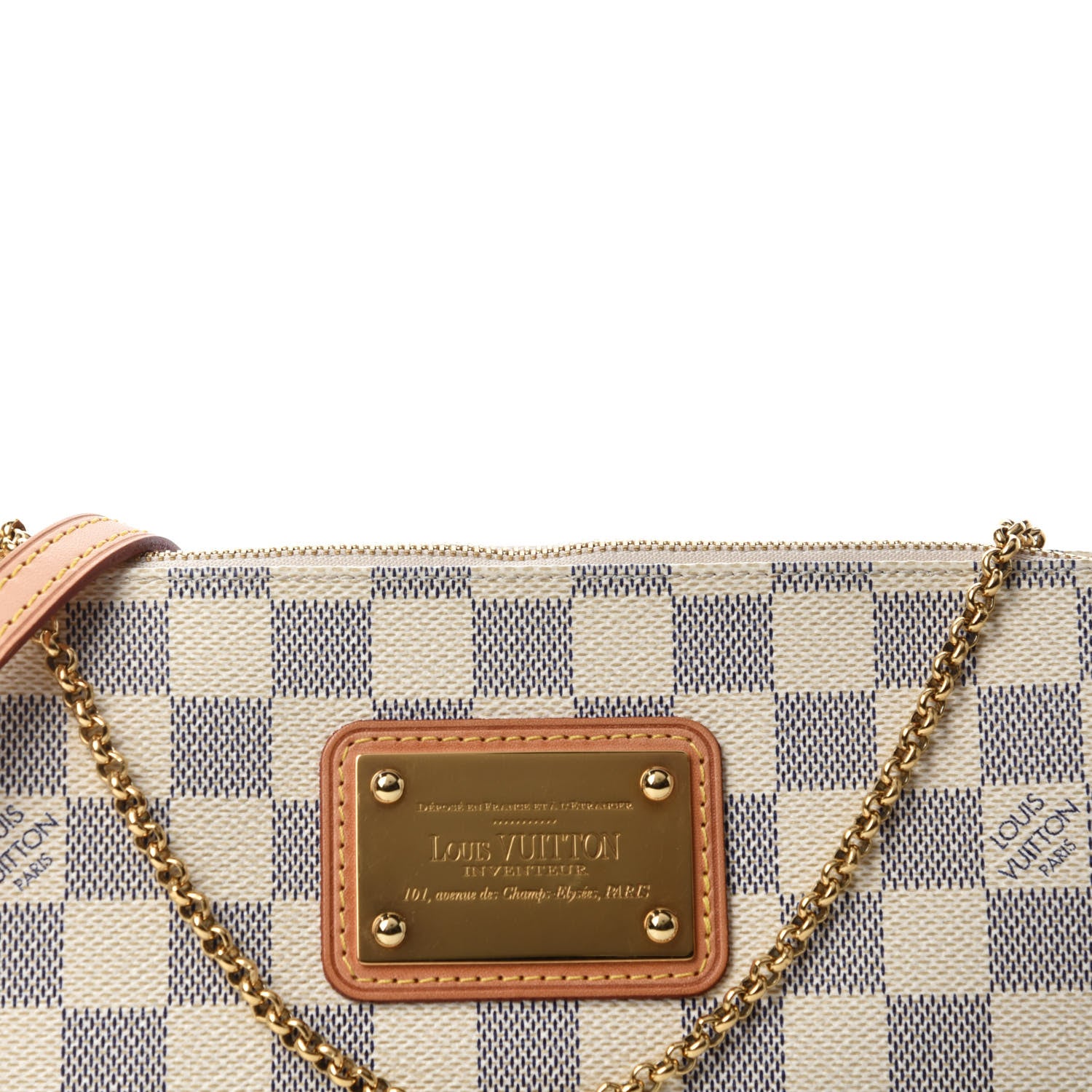 Louis Vuitton Damier Azur Eva Clutch 11 of 11