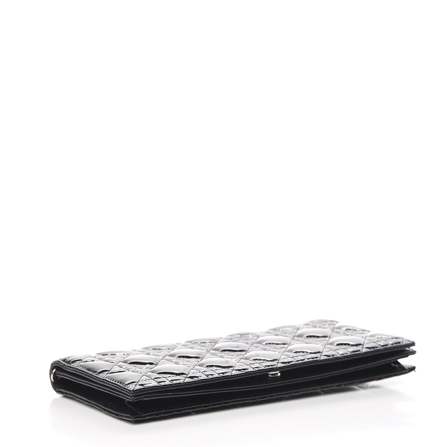 Christian Dior Patent Cannage Lady Dior Convertible Clutch Black 4 of 9