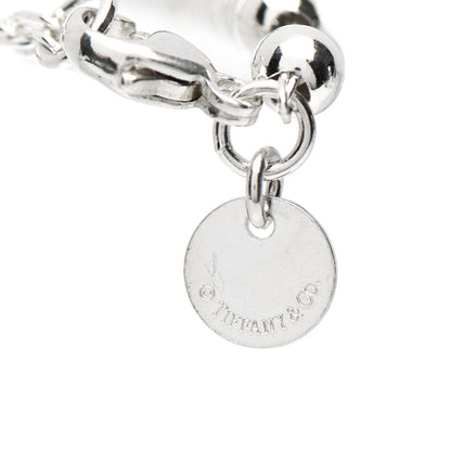Tiffany Sterling Silver 4mm Return to Tiffany Heart Tag Bead Bracelet 4 of 6