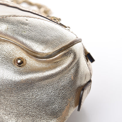 Gucci Goatskin Small Capri Bowler White Gold 16 of 23