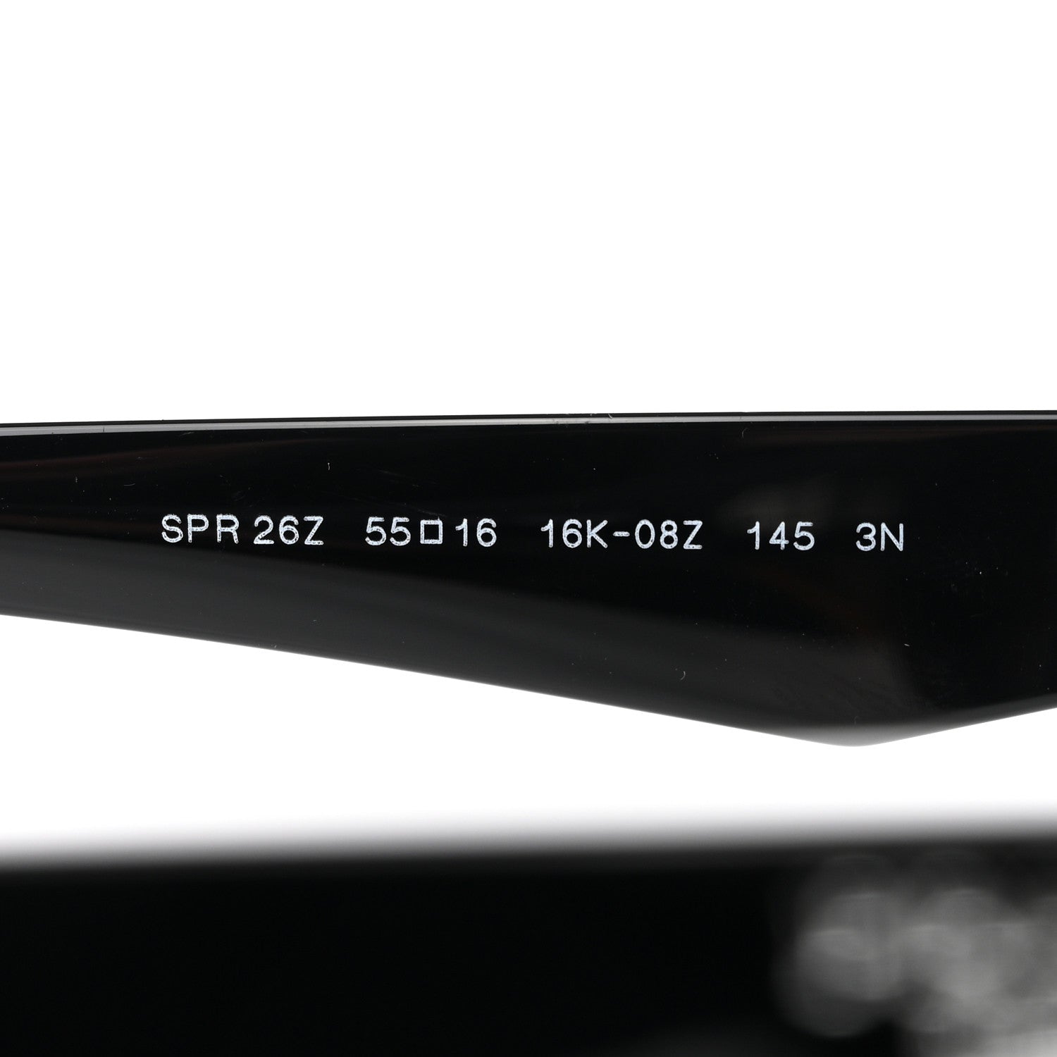 Prada Acetate Oval Sunglasses SPR 26Z Black 5 of 8